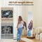 Multifunctional Coat Rack with Full-Length Mirror – Mobile Floor-Standing Clothes Organizer with Hooks